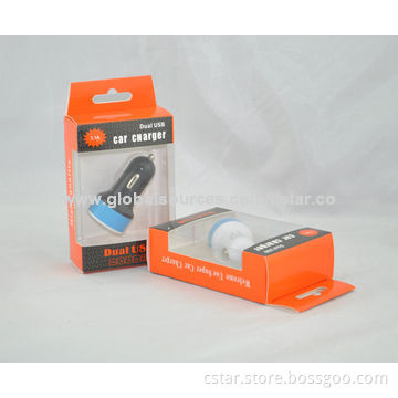 Mini dual USB car charger